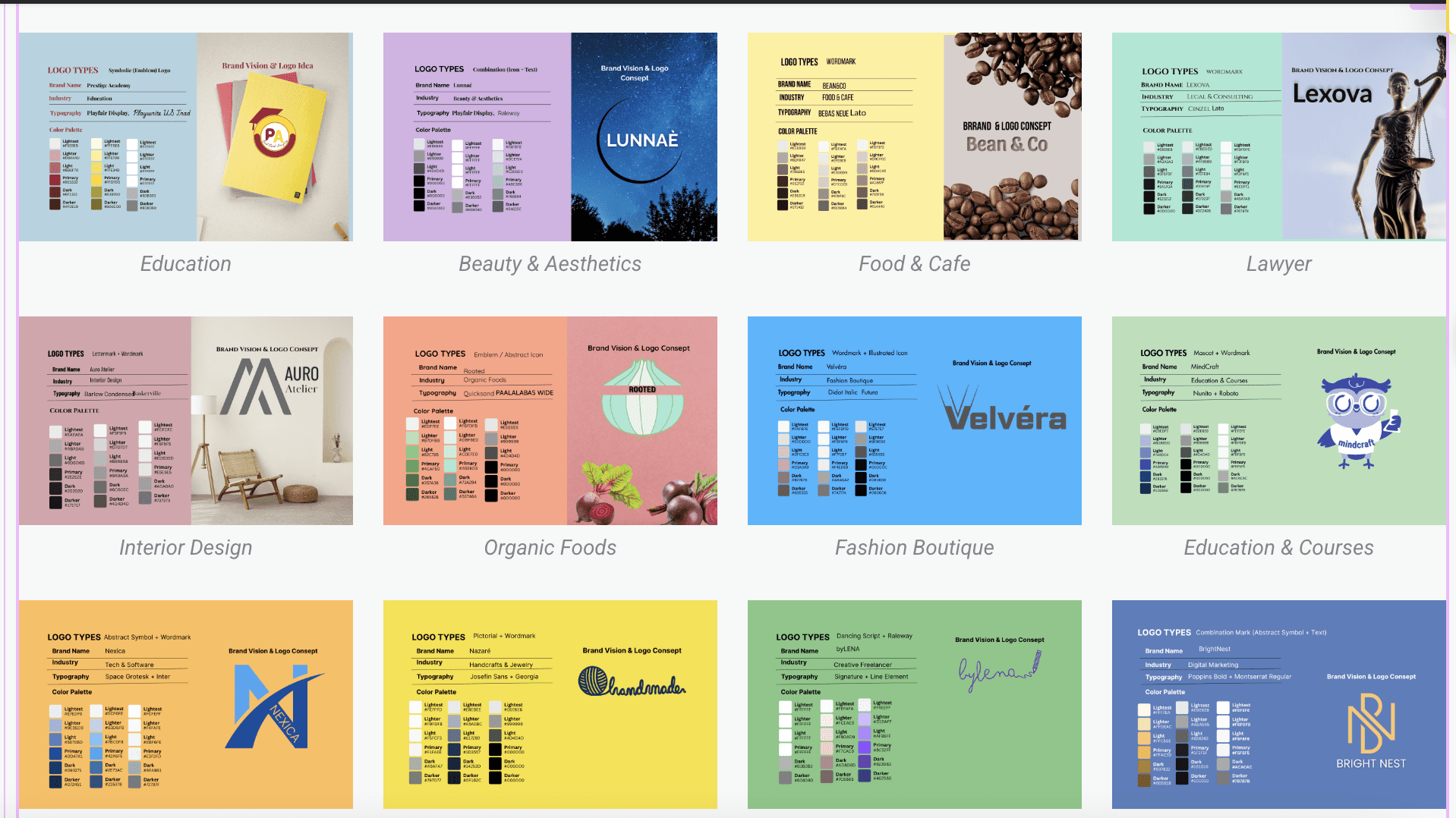 Logo Design Concepts – Brand Identity Collection